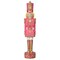 Haute Decor 37-INCH Tall Decorative Christmas Female Nutcracker - Pink/Gold - Solid Resin Construction Large Christmas Nutcracker
